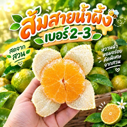 ส้มสายน้ำผึ้ง เบอร์2-3